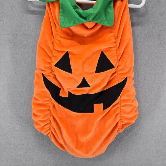 Pumpkin Dog Costume, Medium/Large Dog Size, 30-60 lbs, Adjustable - Picture 2 of 6